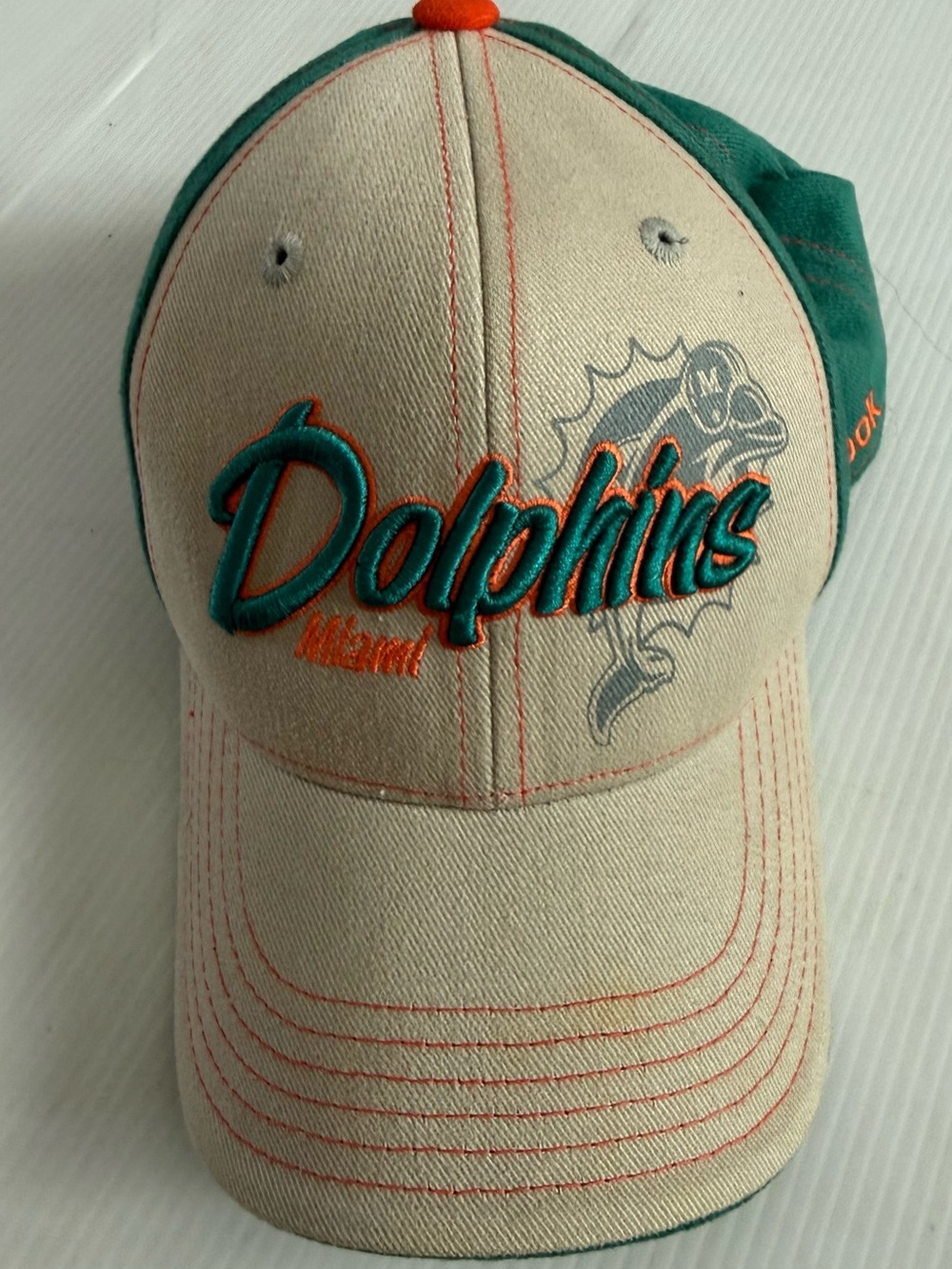 Vintage Reebok Miami Dolphins Team Apparel Hat Size Médium